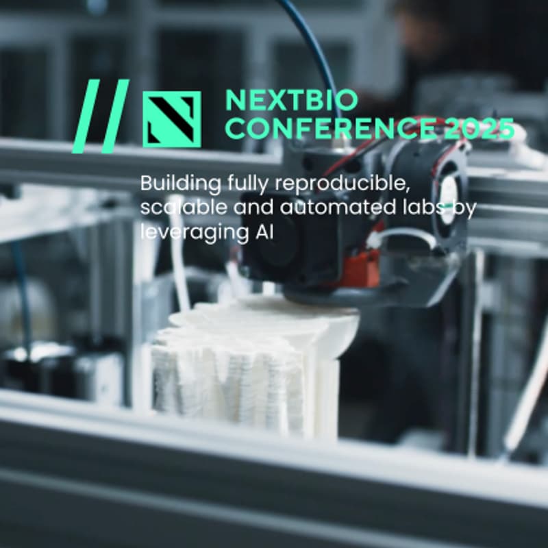 Cover Image for NEXT.BIO 2025 - Building fully reproducible, scalable and automated labs by leveraging AI