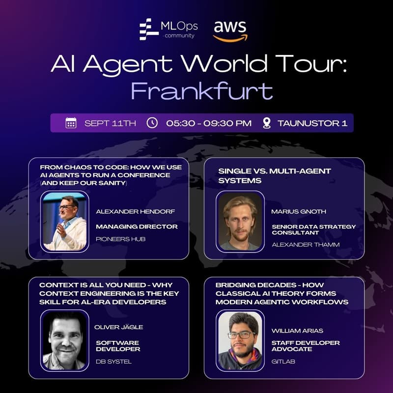 Cover Image for AI Agent World Tour in Frankfurt