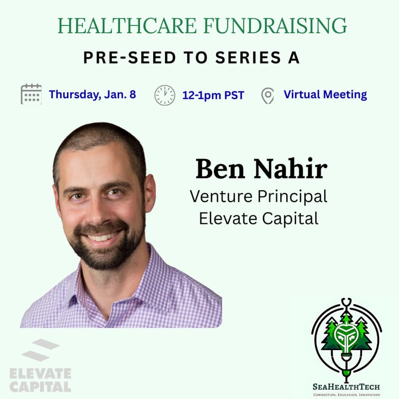 Cover Image for Fundraising Healthtech Pre-Seed Founders with Ben Nahir from Elevate Capital Fund