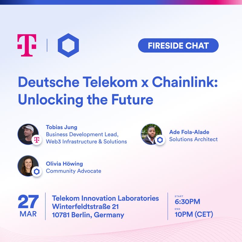 Cover Image for Deutsche Telekom x Chainlink: Unlocking the Future