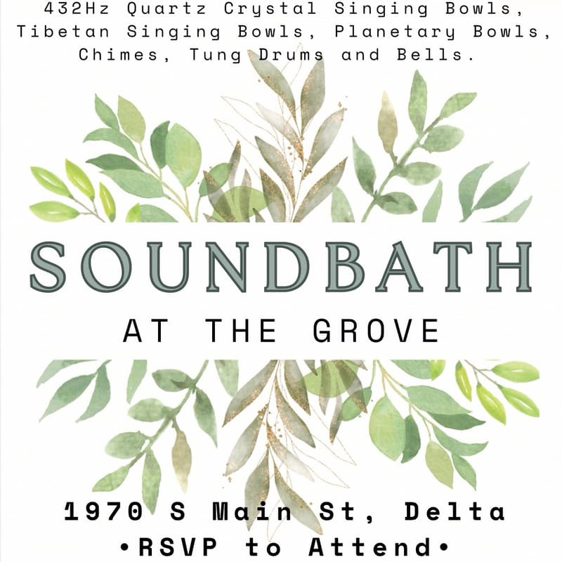 Cover Image for SoundBath at The Grove