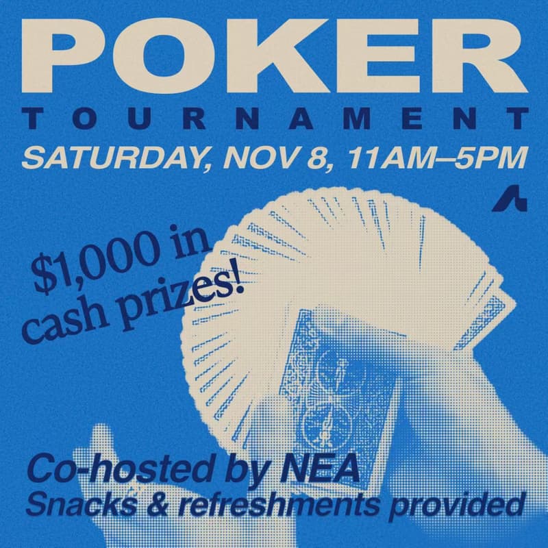 Cover Image for August x NEA Poker Tournament