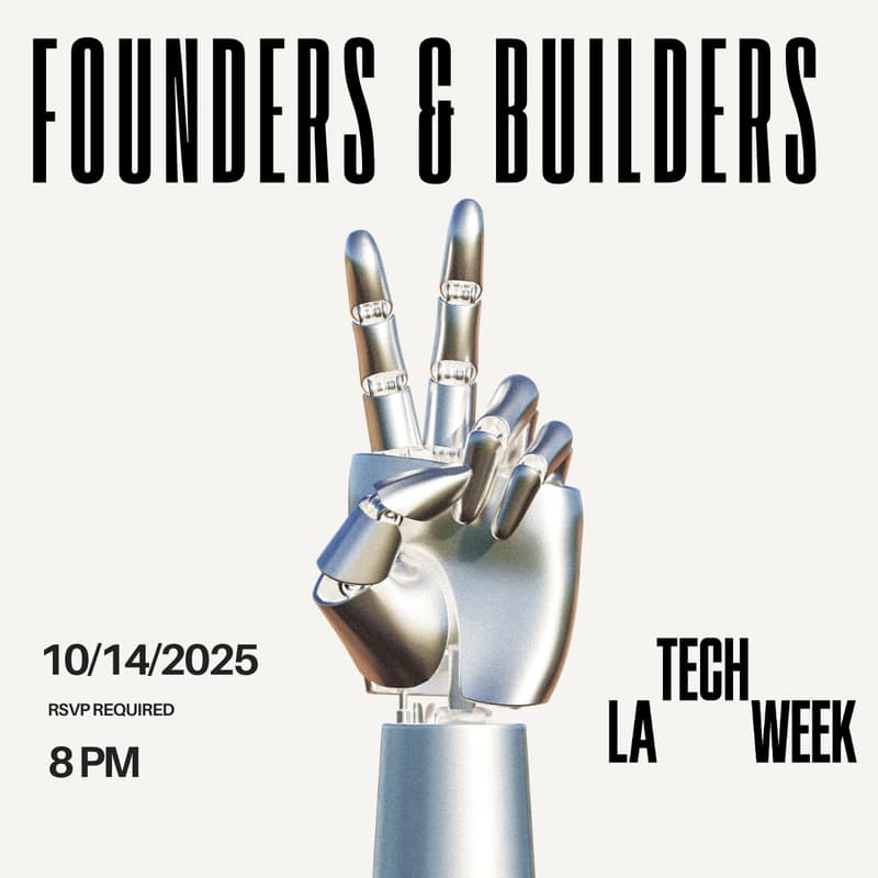 Cover Image for 🍹 Founder & Investor Mixer: #LATechWeek