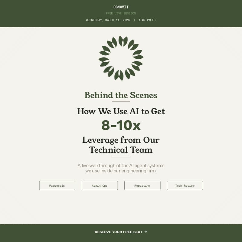Cover Image for Behind the Scenes: How We Use AI to Get 8-10x Leverage from Our Team