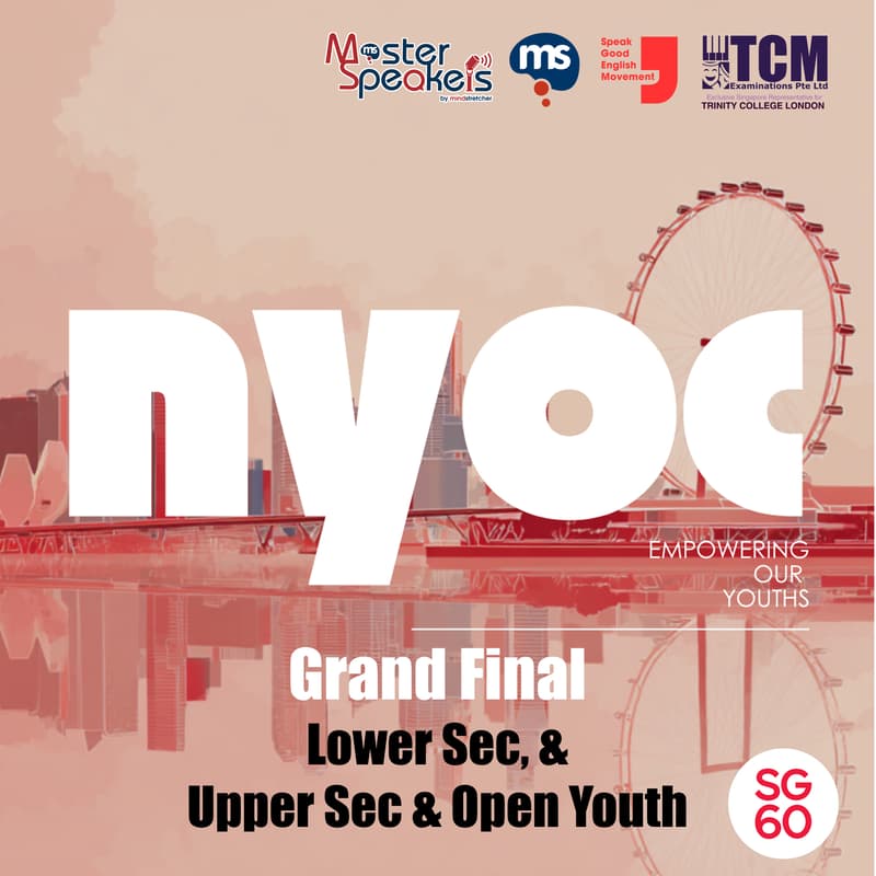 Cover Image for NYOC Grand Final 2025 Lower Sec, Upper Sec & Open Youth Categories | Trehaus at Funan Mall