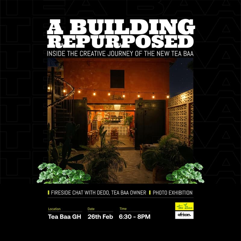 Cover Image for Event Postponed: A Building Repurposed: Inside the Creative Journey of the New Tea Baa