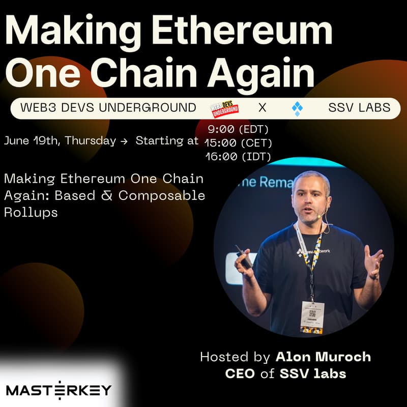 Cover Image for Online Event: Making Ethereum One Chain Again