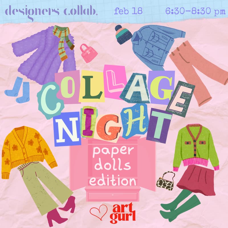 Cover Image for collage night: paper dolls edition