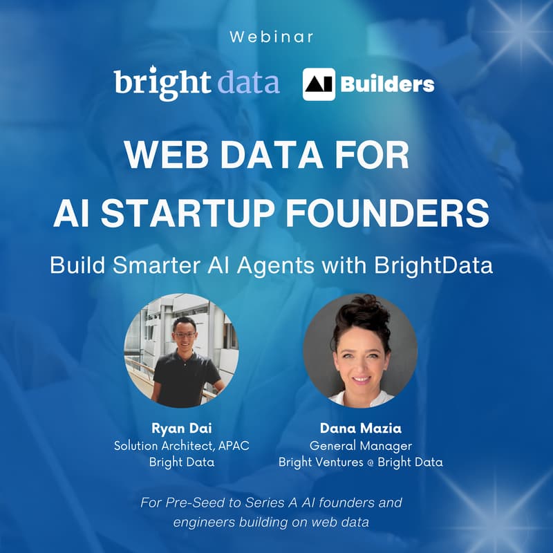 Cover Image for Webinar: Build Smarter AI Agents with BrightData