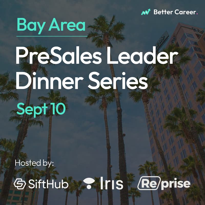 Cover Image for PreSales Leader Dinner Series [Bay Area - South]