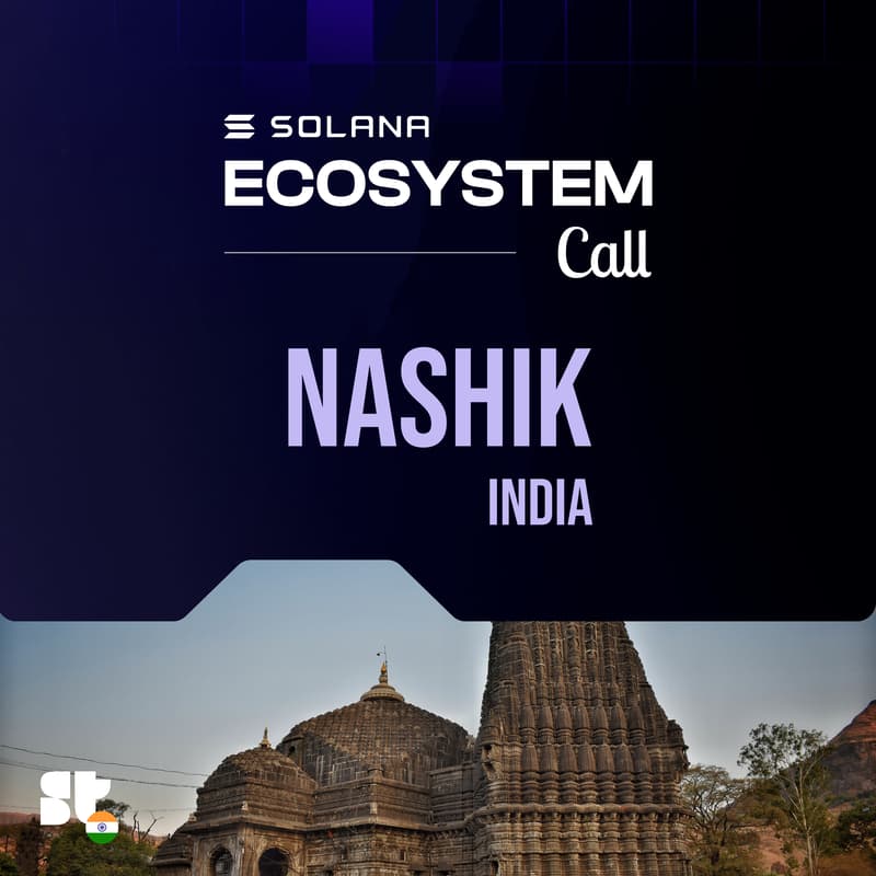Cover Image for Solana Ecosystem Call IRL - Nashik, India