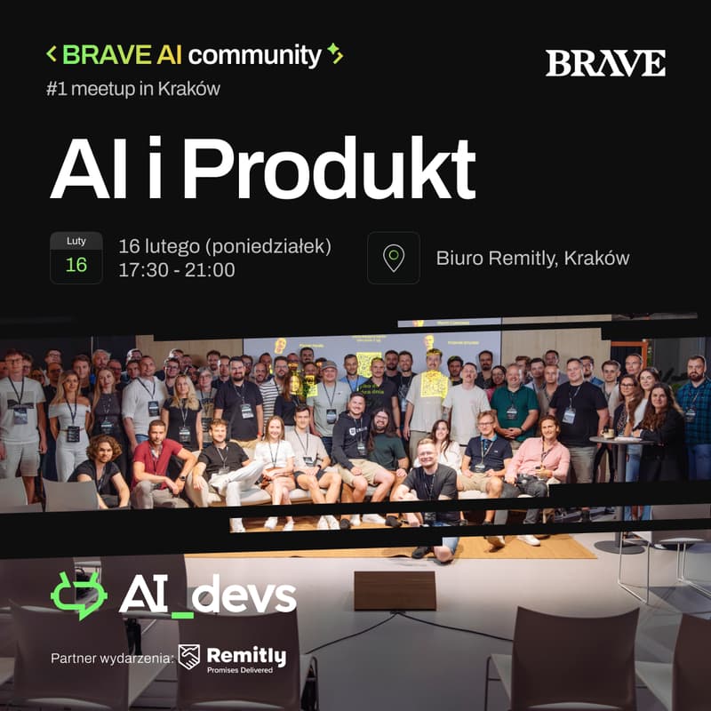 Cover Image for BRAVE AI COMMUNITY Kraków #1