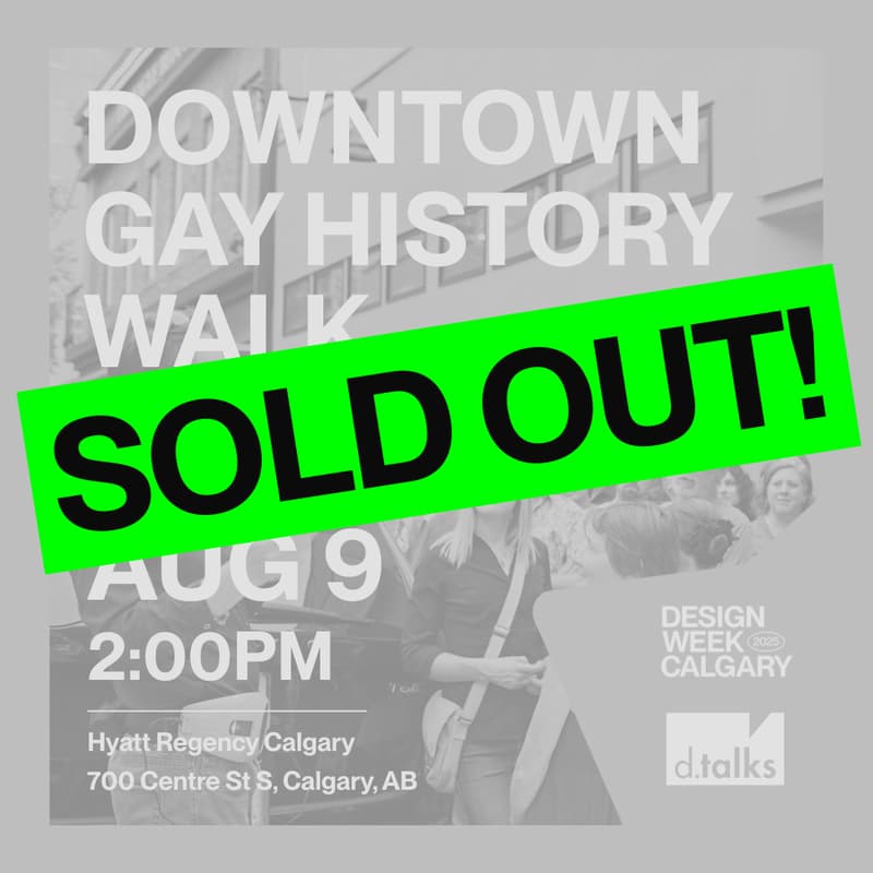 Cover Image for Downtown Gay History Walk at Design Week Calgary