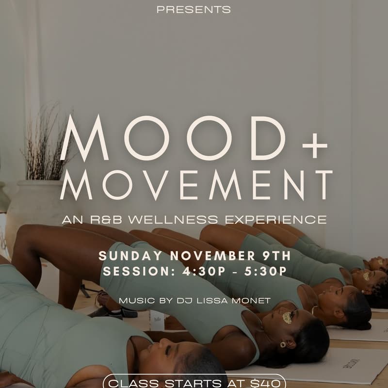 Cover Image for Mood + Movement: An R&B Wellness Experience