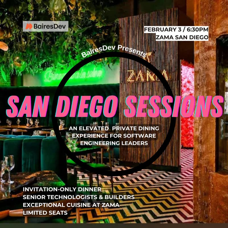 Cover Image for San Diego Sessions: An Elevated Private Dining Experience for Software Engineering Leaders in San Diego