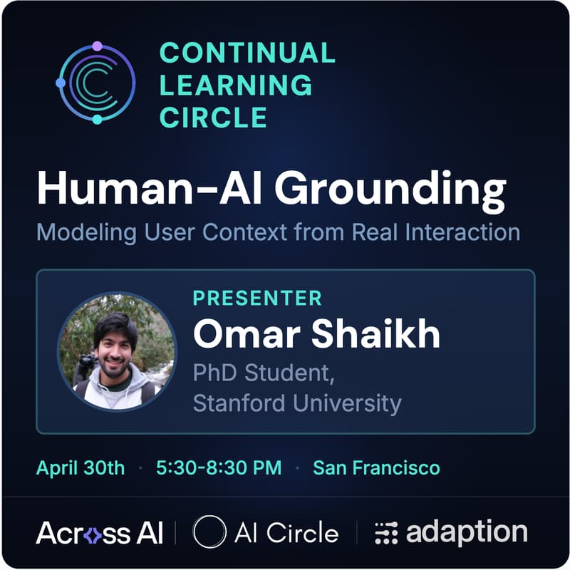 Cover Image for Continual Learning Circle Meetup & Dinner