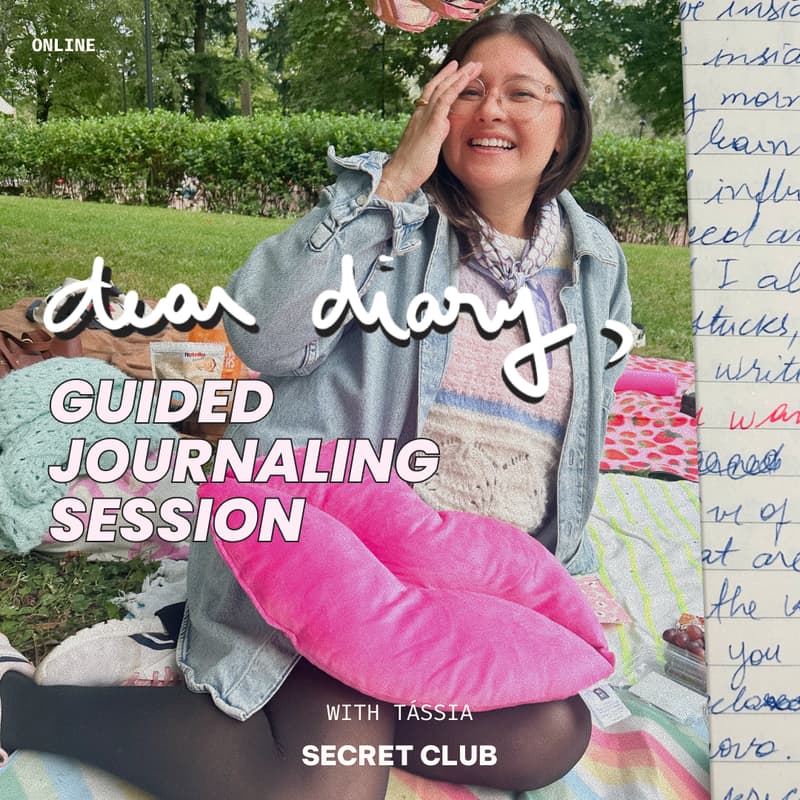 Cover Image for Dear Diary, a guided journaling session with Tássia