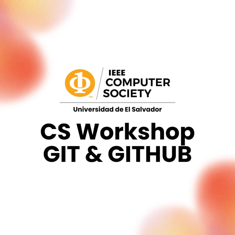 Cover Image for CS Workshop: GIT & GITHUB