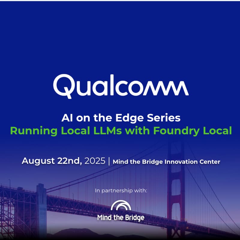 Cover Image for Qualcomm Technologies: ​Running Local LLMs with Foundry Local, AI on the Edge Series