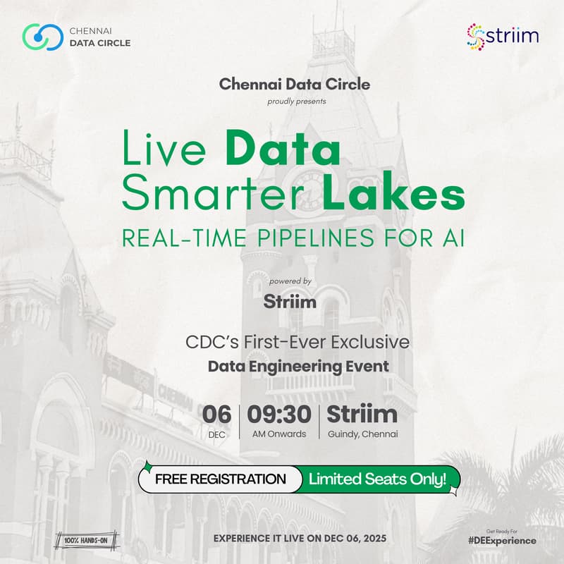 Cover Image for Live Data, Smarter Lakes - Realtime Pipelines for AI