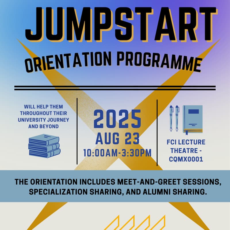 Cover Image for Jumpstart July 2025 – Welcome FCI Freshies!