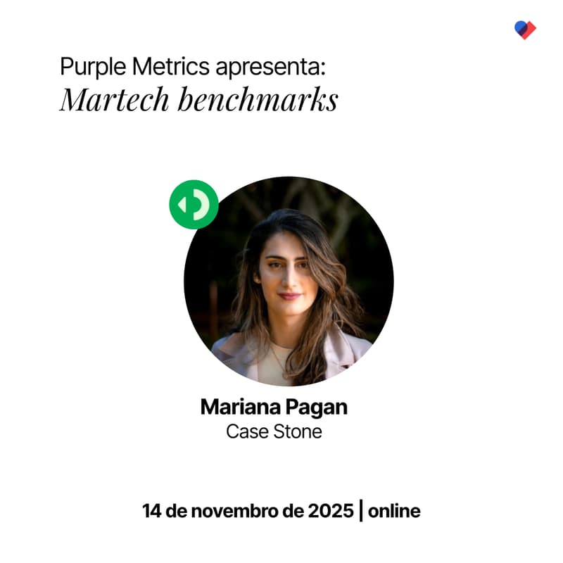 Cover Image for [webinar] Purple Metrics apresenta: Martech Benchmarks | case Stone