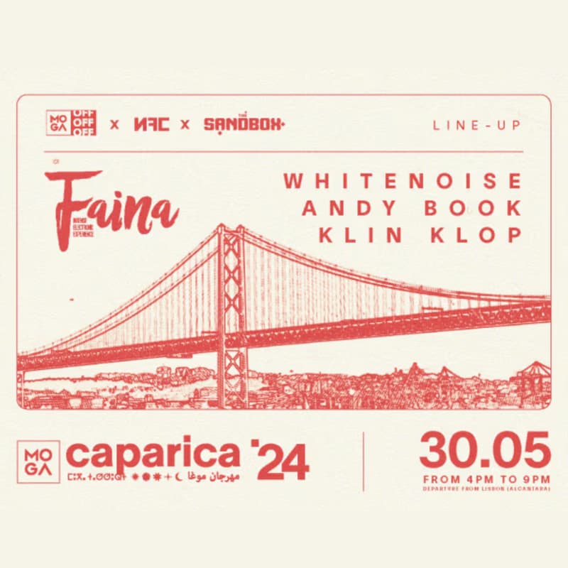 Cover Image for {SOLD OUT} The Sandbox x NFC x MOGA CAPARICA 2024 | MOGA OFF BOAT PARTY BY FAINA MUSIC