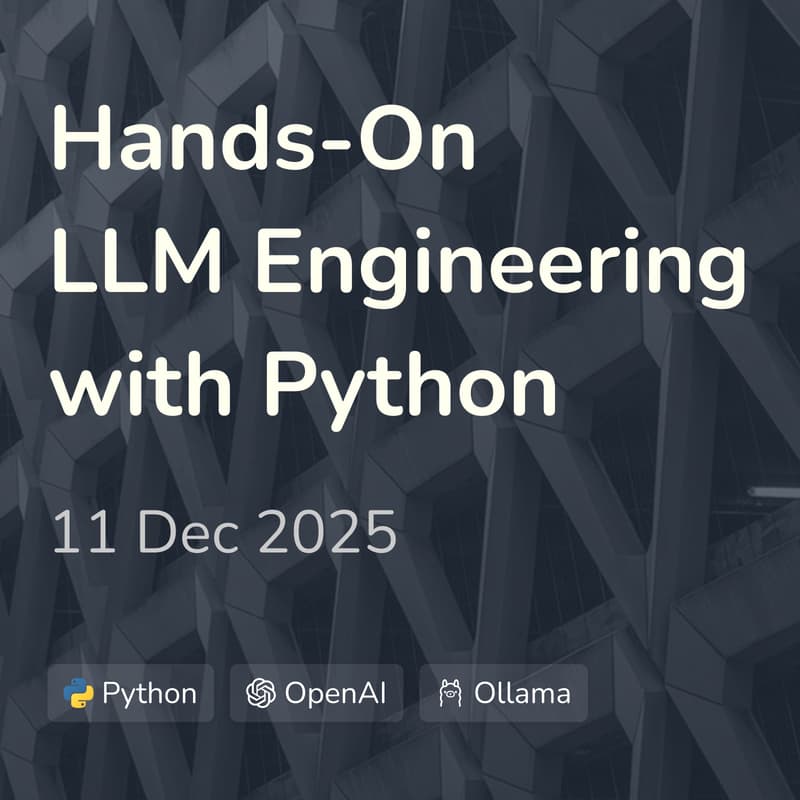 Cover Image for Hands-On LLM Engineering with Python (Part 1)