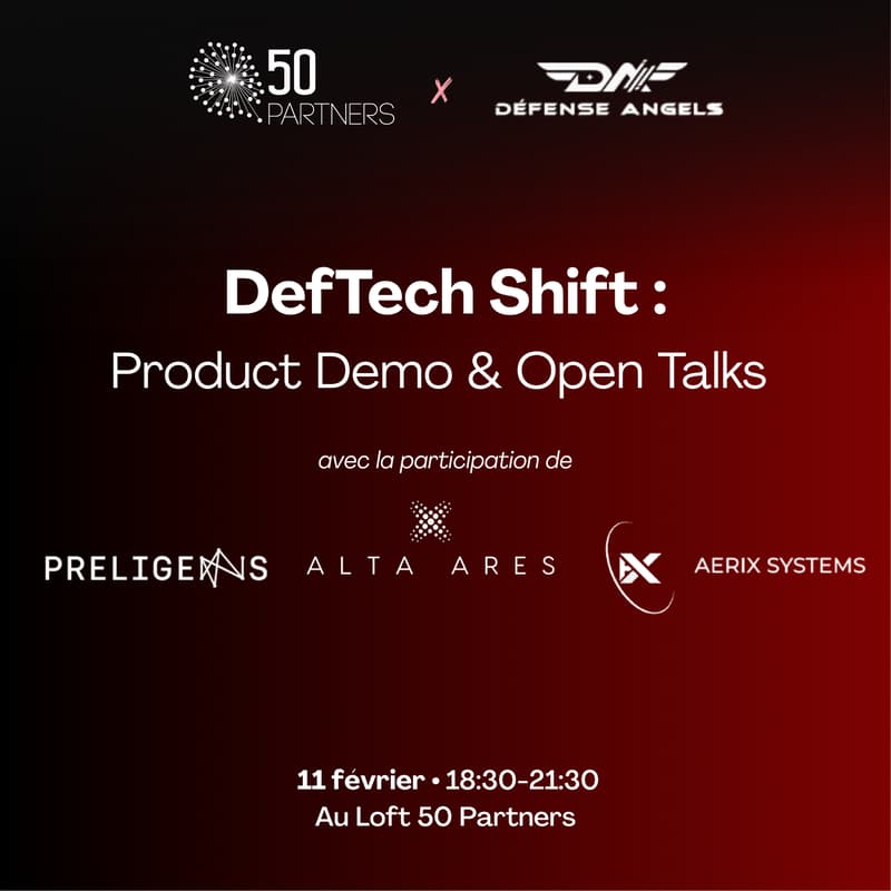Cover Image for DefTech Shift by 50 Partners x Défense Angels