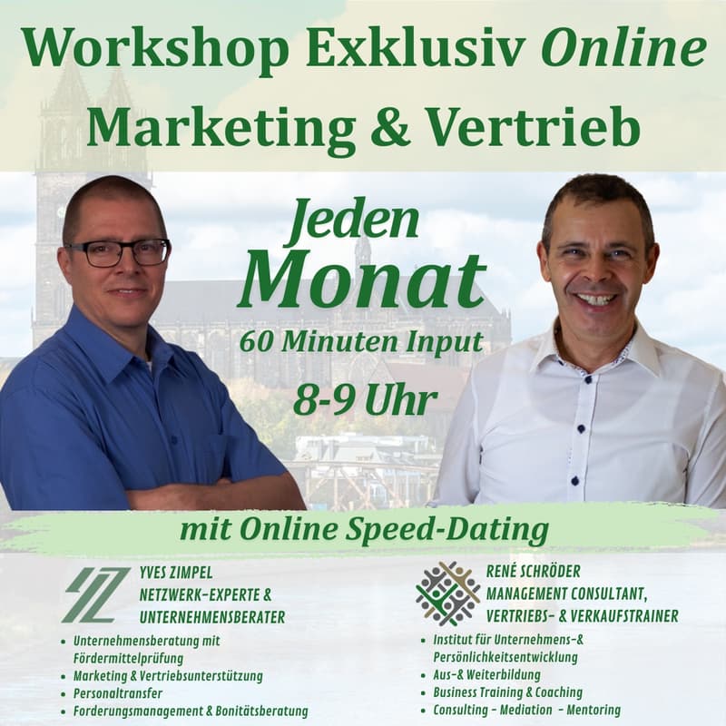 Cover Image for Workshop Exklusiv Online: Marketing & Vertrieb