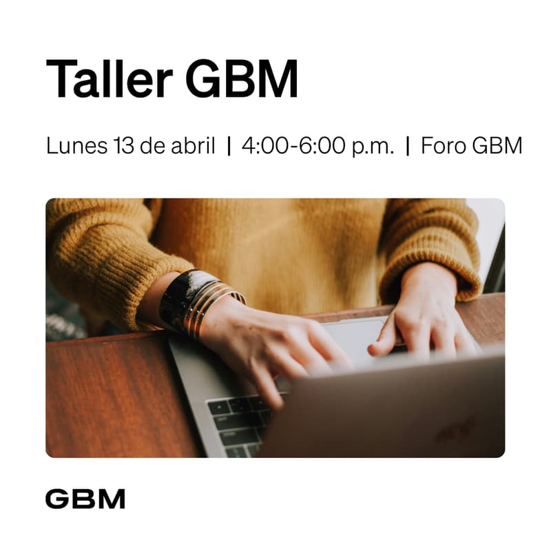 Cover Image for Taller GBM | 13 abril