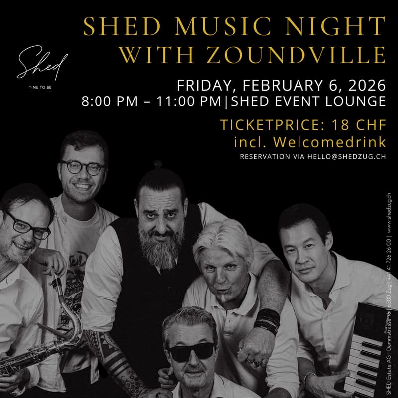 Cover Image for SHED MUSIC NIGHT · Special Band: Zoundville