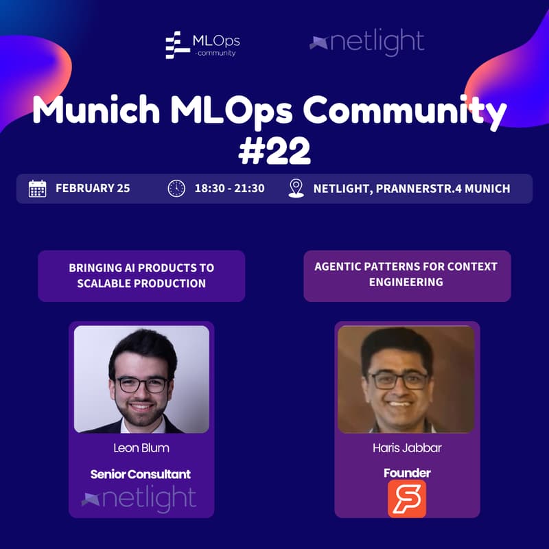 Cover Image for Munich MLOps Community Meetup #22