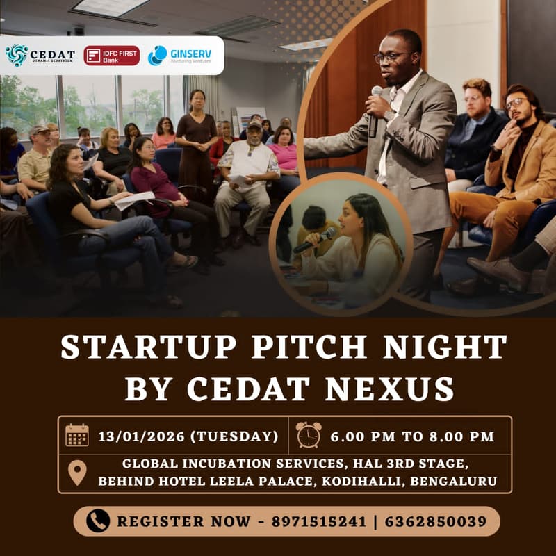 Cover Image for The Startup Pitch Night by CEDAT NEXUS