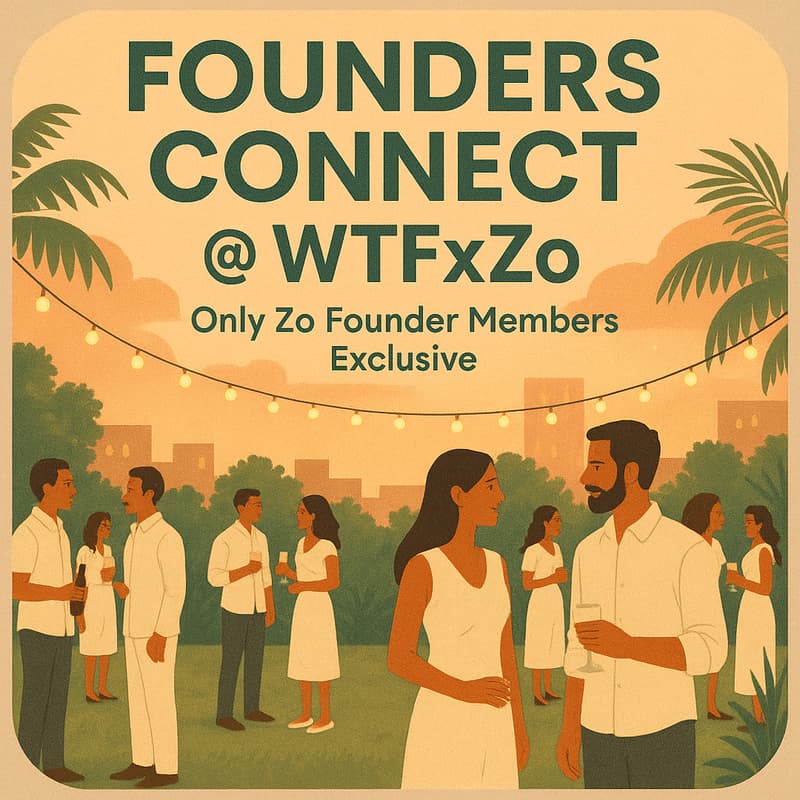 Cover Image for Founders Connect at WTFxZo