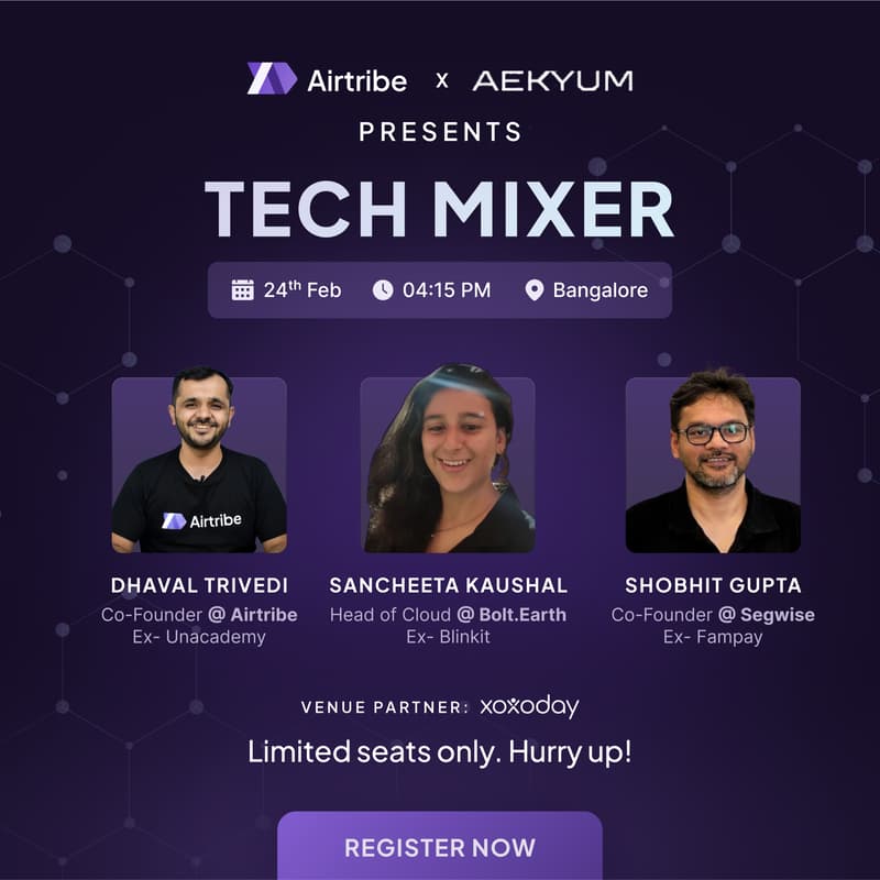 Cover Image for Airtribe x Aekyum ~ Tech Mixer