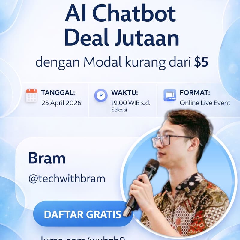 Cover Image for AI Chatbot Deal Jutaan dengan Modal kurang dari $5