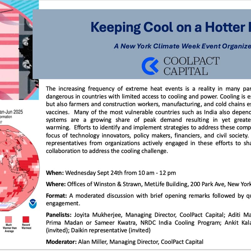 Cover Image for Keeping Cool on a Hotter Planet