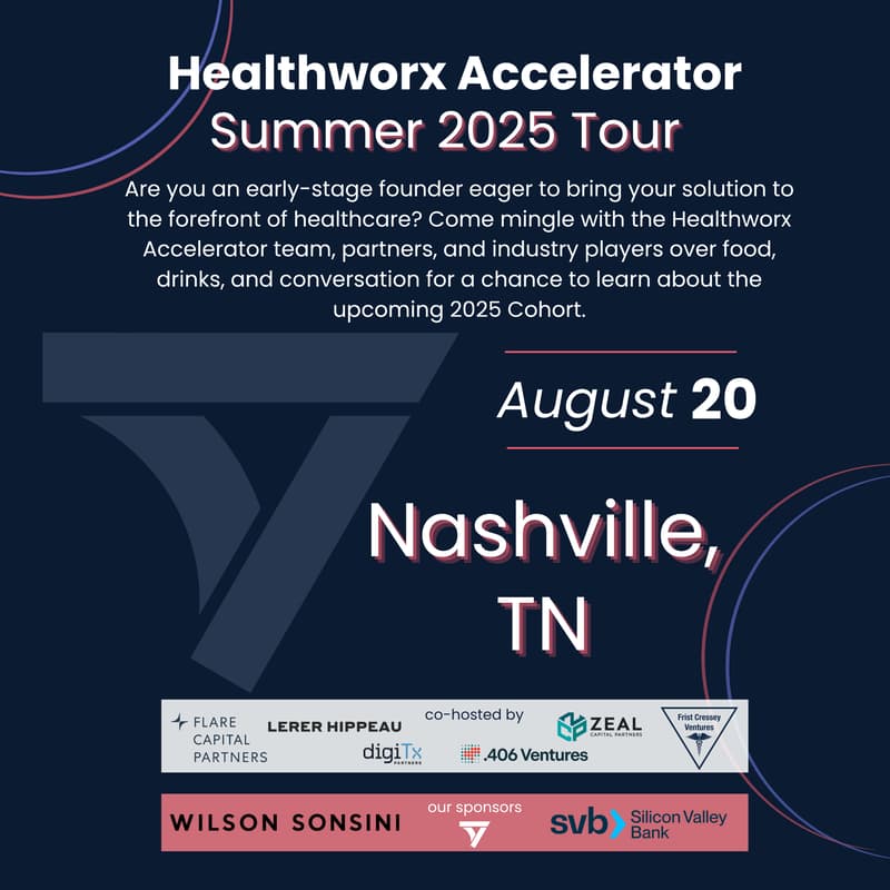 Cover Image for Healthworx Accelerator Summer Tour: Nashville