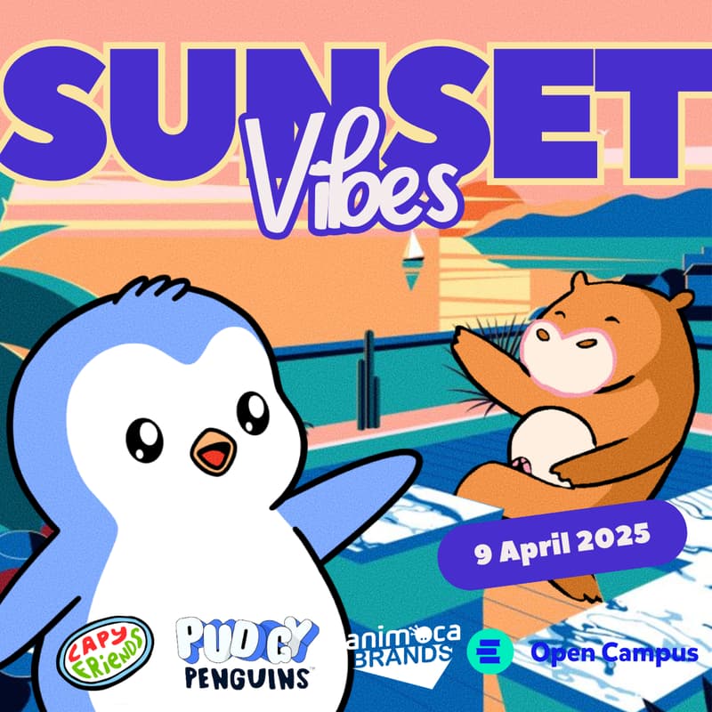 Cover Image for [FULL] Animoca Brands x Pudgy Penguins x Open Campus: Sunset Vibes