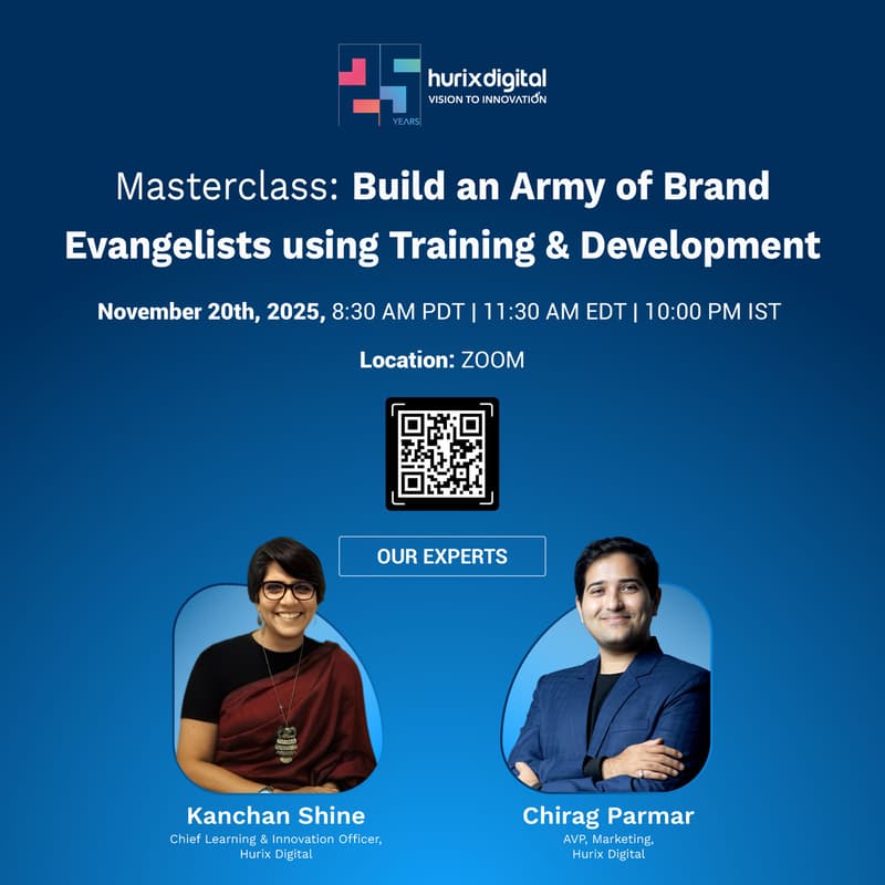 Cover Image for Masterclass: Build an Army of Brand Evangelists using Training & Development