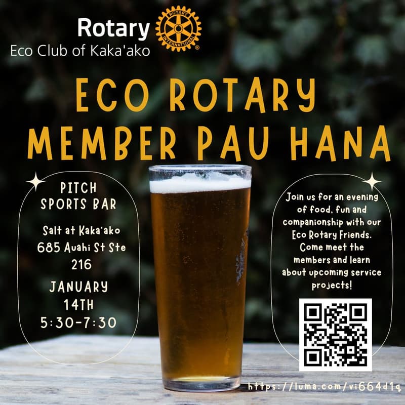Cover Image for Eco Rotary Club Member Pau Hana