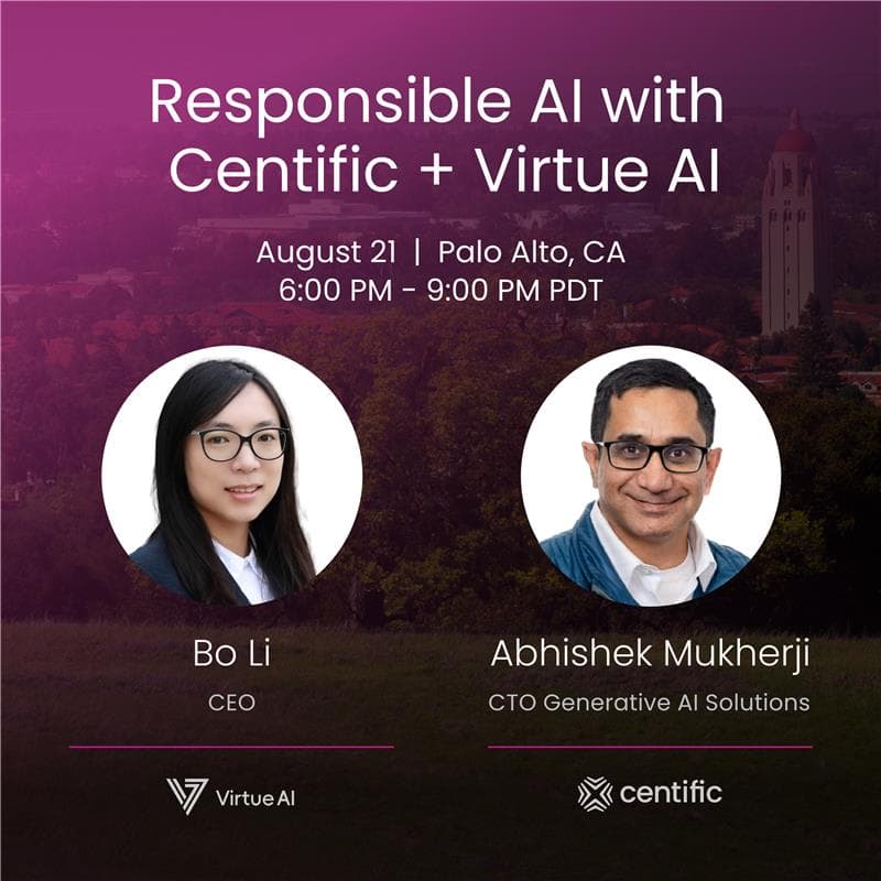 Cover Image for Responsible AI with Centific + Virtue AI (Palo Alto)