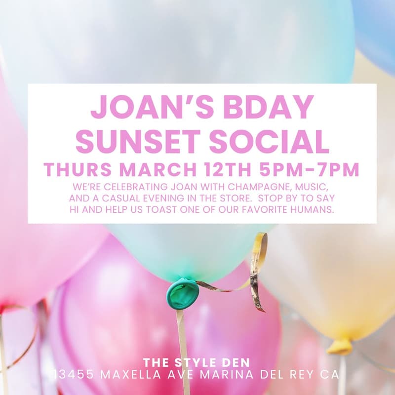 Cover Image for Style Den Joan's Bday | Spring Social Sip & Shop