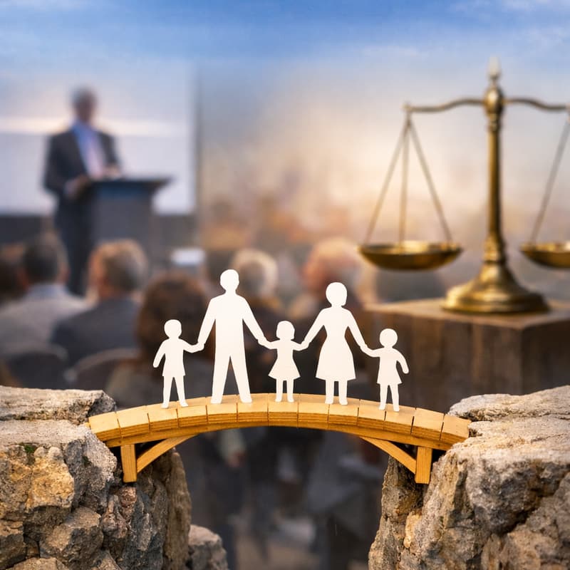 Cover Image for Mosty zamiast murów – Prawo rodzinne wobec współczesnych wyzwań społecznych i prawnych.