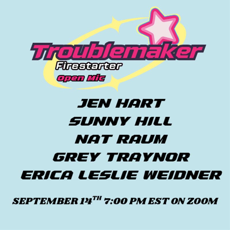 Cover Image for Troublemaker Firestarter Virtual Reading