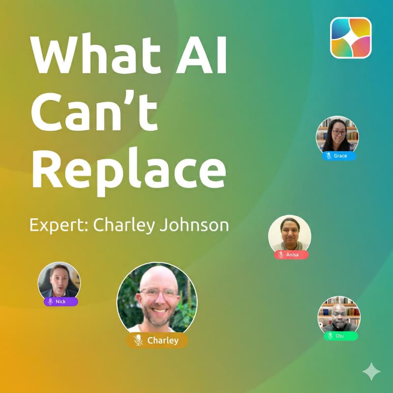 Cover Image for The Two Questions Every Leader Should Answer Before Using AI (with Charley Johnson)