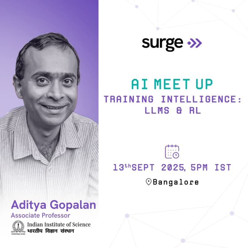 Cover Image for AI Deep Dive with Aditya Gopalan, Associate Professor at IISc • Surge & Peak XV