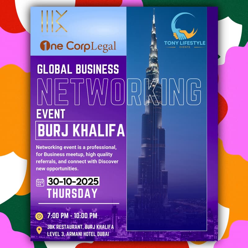 Cover Image for GLOBAL BUSINESS NETWORKING EVENT