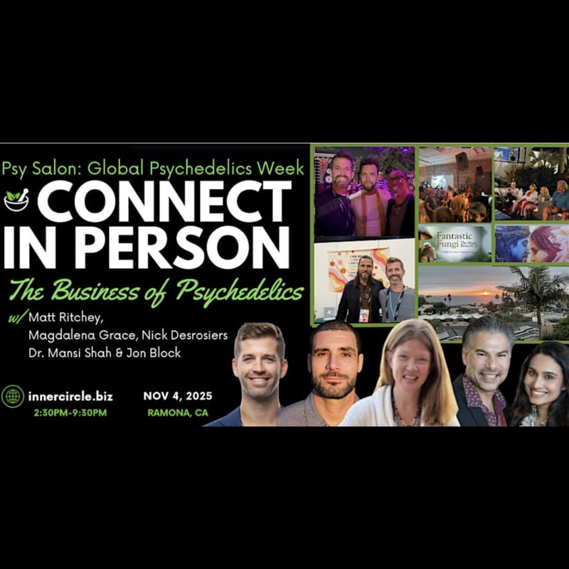 Cover Image for Psy Salon: The Business of Psychedelics ~ Global Psychedelic Week